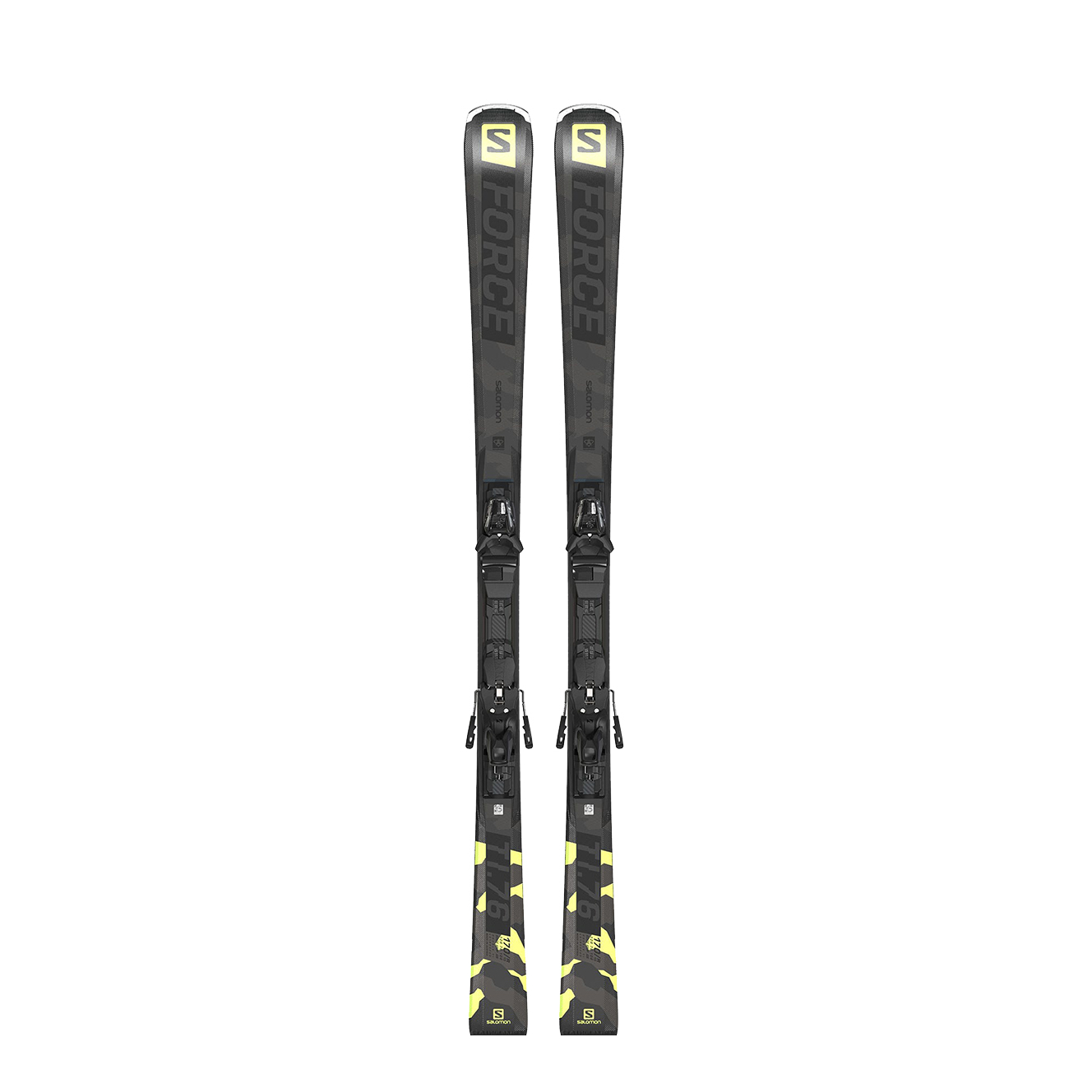 фото Горные лыжи salomon s/force ti 76 sport + m12 gw f80 black (21/22) (177)