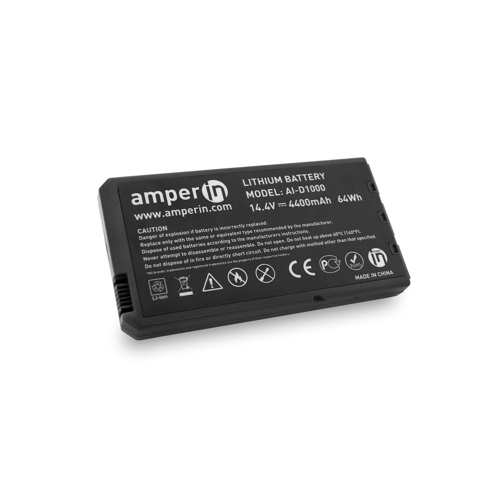 фото Аккумуляторная батарея amperin для ноутбука dell inspiron 1000 11.1v 6600mah ai-d1000