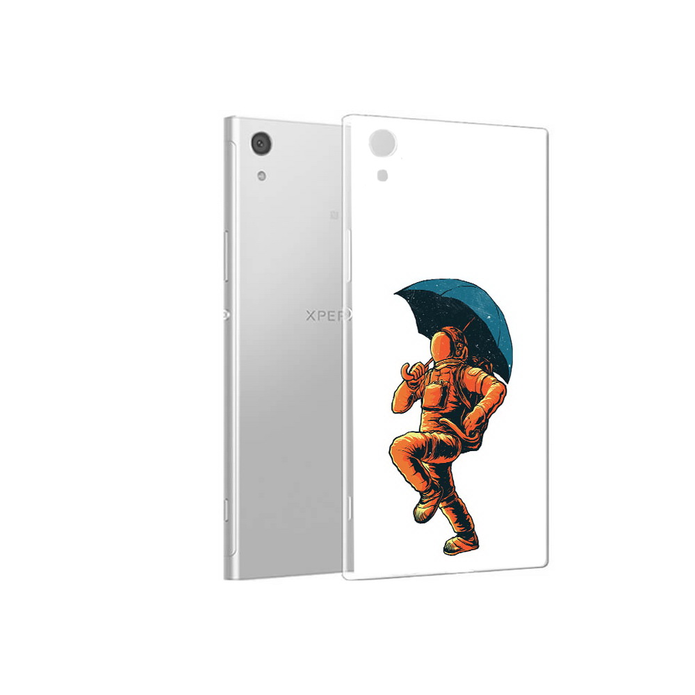 

Чехол MyPads Tocco для Sony Xperia XA1 шагающий космонавт с зонтом (PT67093.240.695), Прозрачный, Tocco