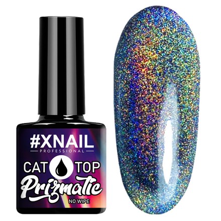 фото Топ для гель-лака, xnail, cat prismatic, 10 мл