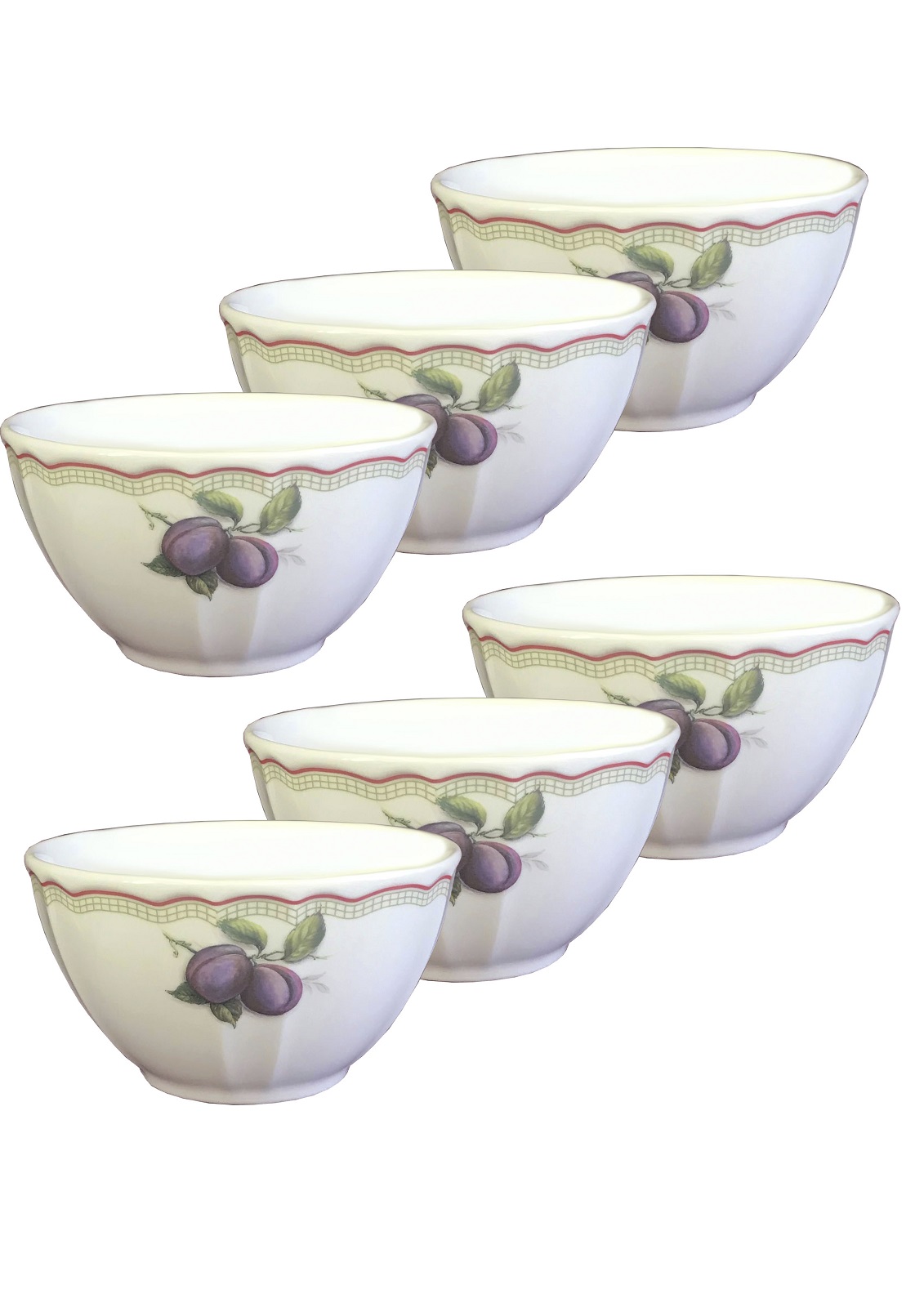 

Набор салатников 13 см 6 шт Tudor Engalnd коллекция Royal Gardens