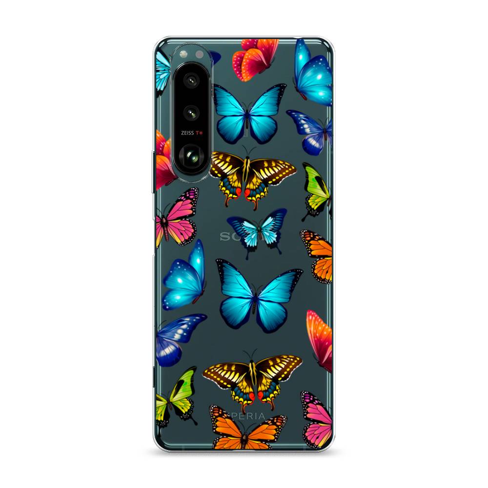 

Силиконовый чехол "Разные бабочки" на Sony Xperia 1 III, Разные бабочки