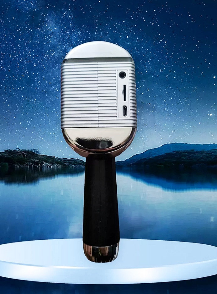 

Микрофон NoBrand Speaker золотистый; розовый, Speaker