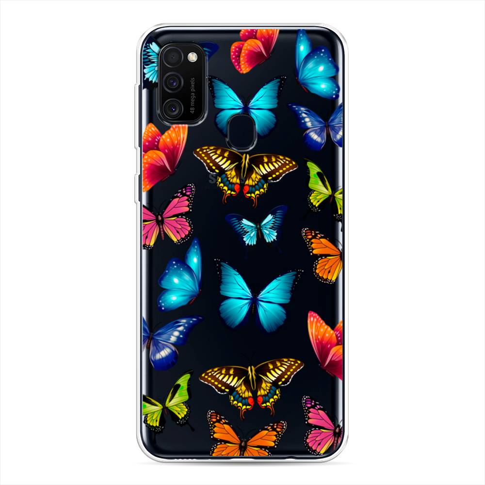 

Силиконовый чехол "Разные бабочки" на Samsung Galaxy M30s, Разные бабочки
