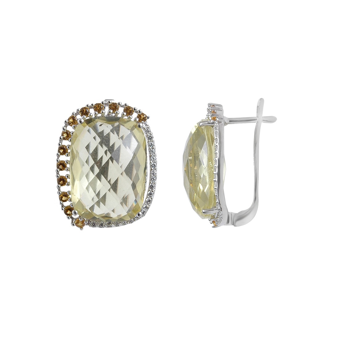 

Серьги из серебра с топазом Balex Jewellery 2410931594, 2410931594
