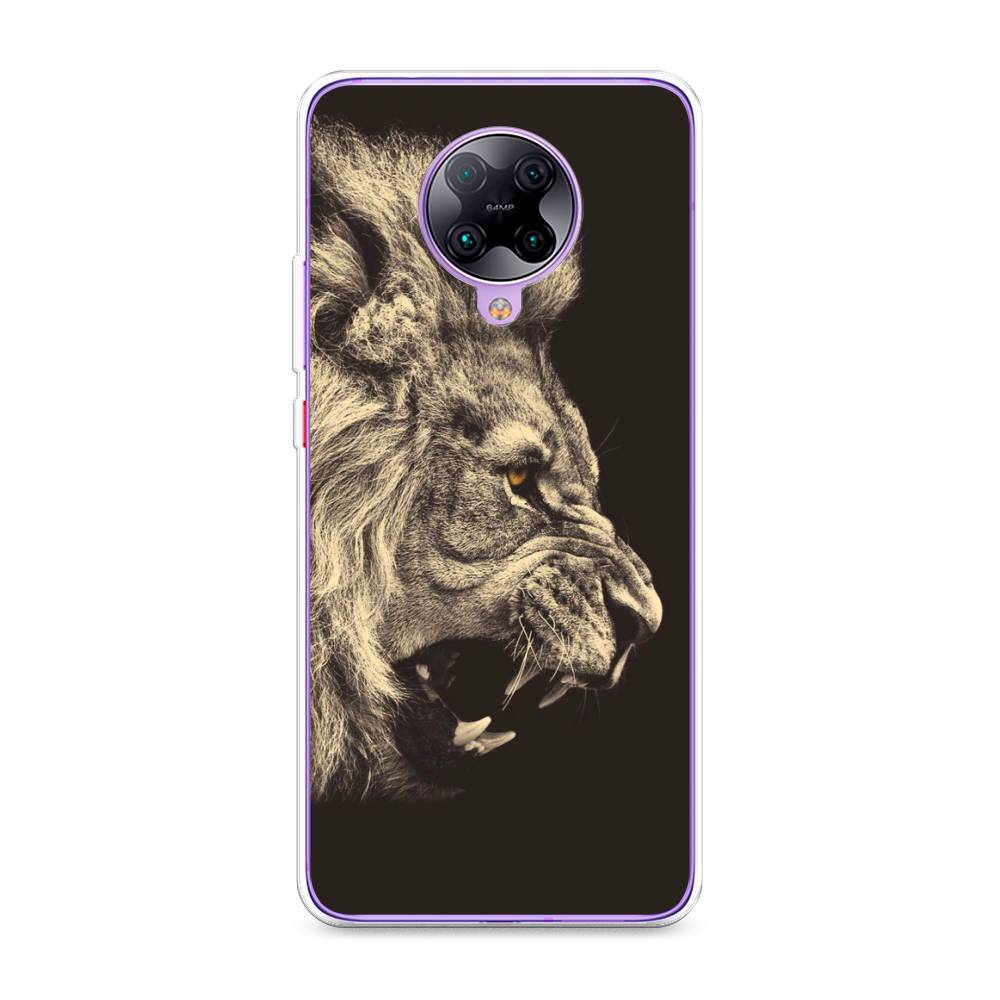 

Чехол Awog на Xiaomi Redmi K30 Pro "Львиный рык 2", Разноцветный, 38850-1