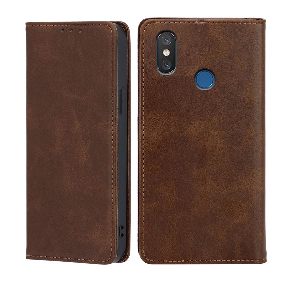 

Чехол-книжка MyPads для Xiaomi Mi 8, Коричневый