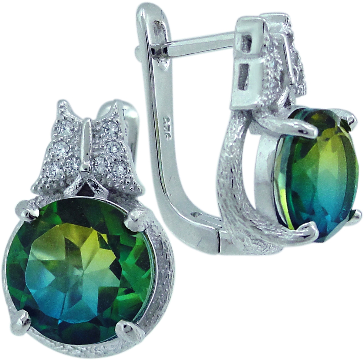 

Серьги из серебра с кварцем Balex Jewellery 2405937503, 2405937503