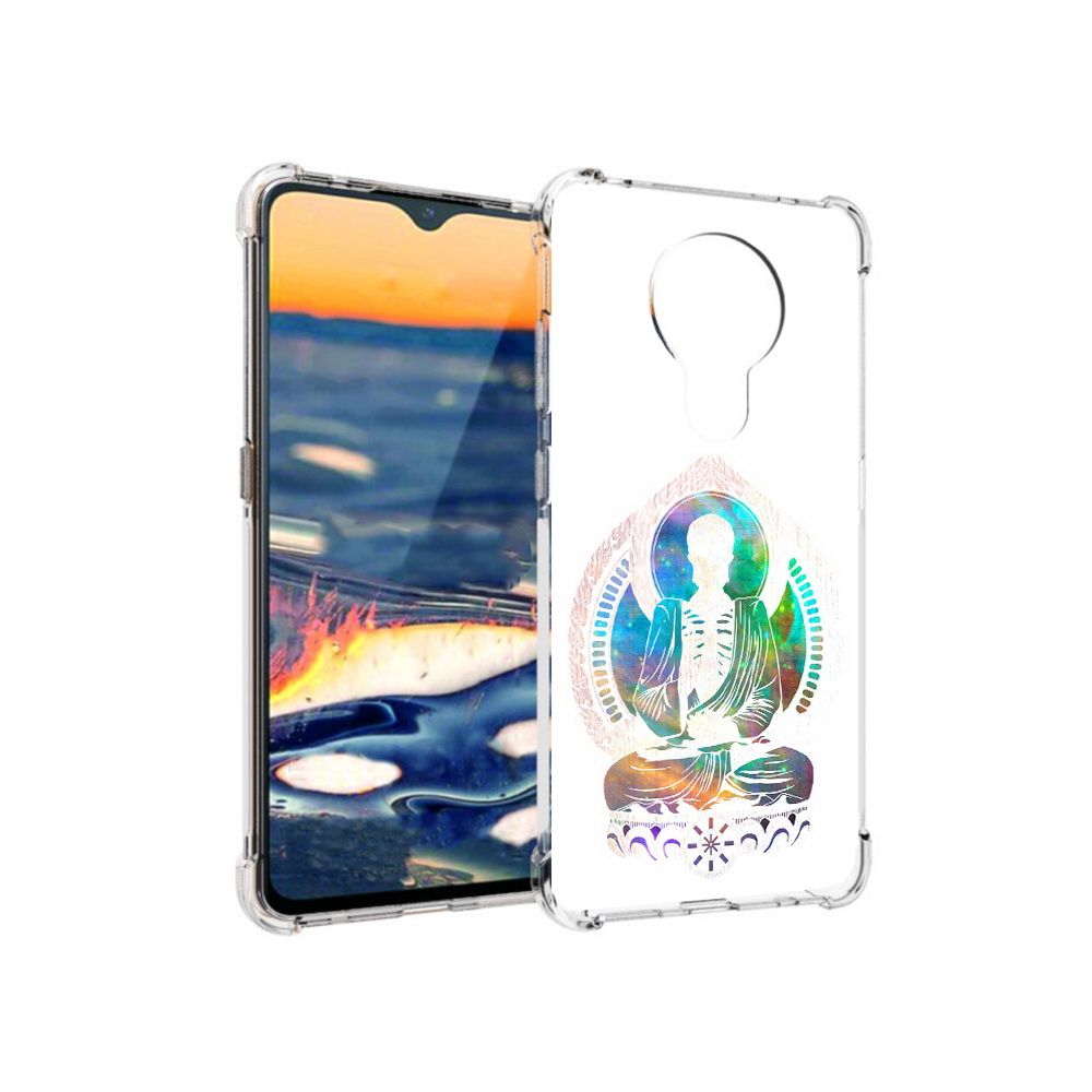 

Чехол MyPads Tocco для Nokia 5.3 умный скелет (PT227052.106.653), Прозрачный, Tocco