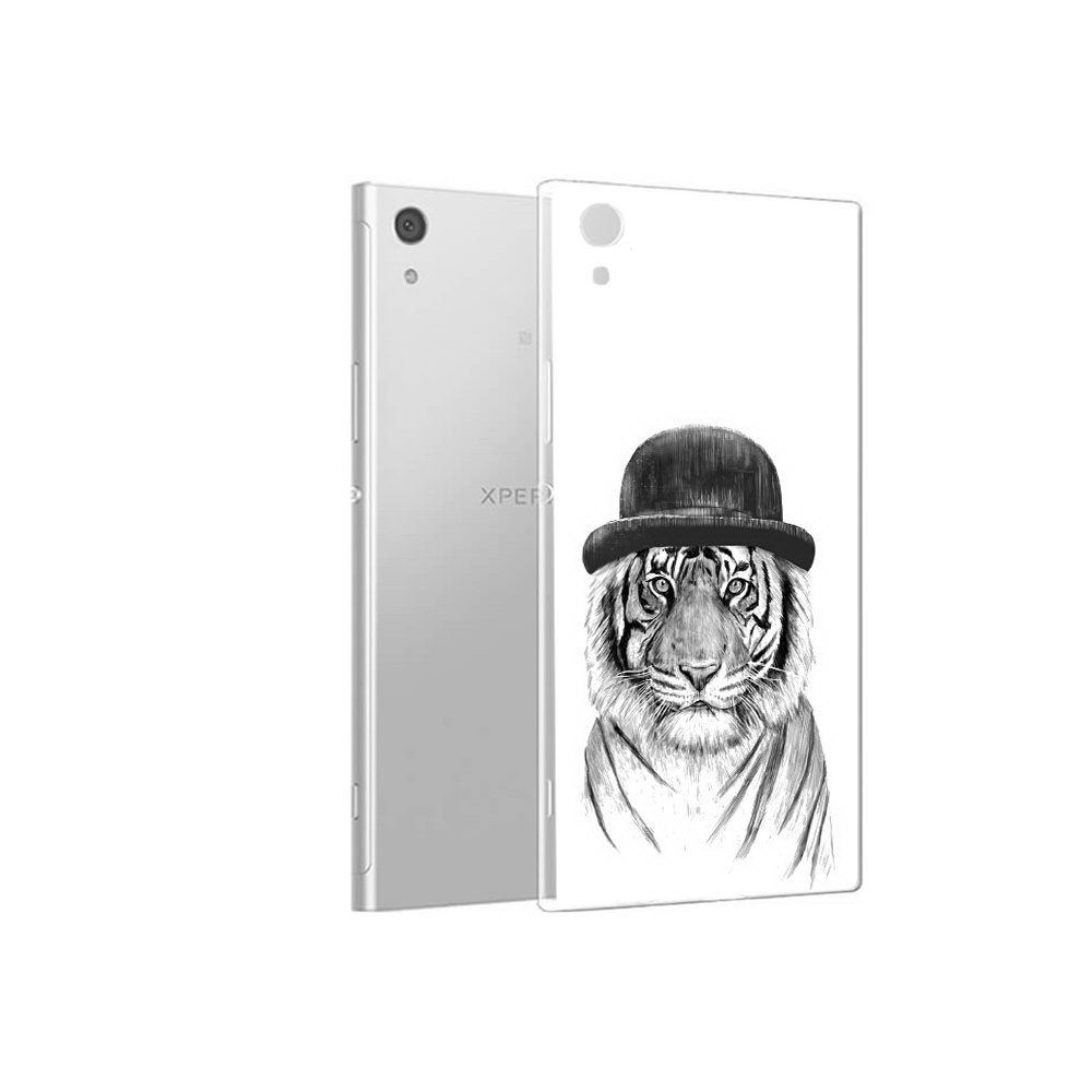 

Чехол MyPads Tocco для Sony Xperia XA1 тигр британец (PT67093.240.641), Прозрачный, Tocco