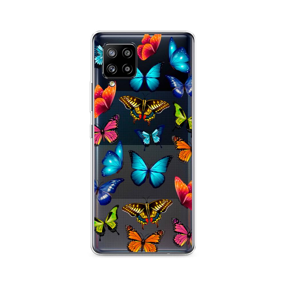 

Силиконовый чехол "Разные бабочки" на Samsung Galaxy A42, Разные бабочки