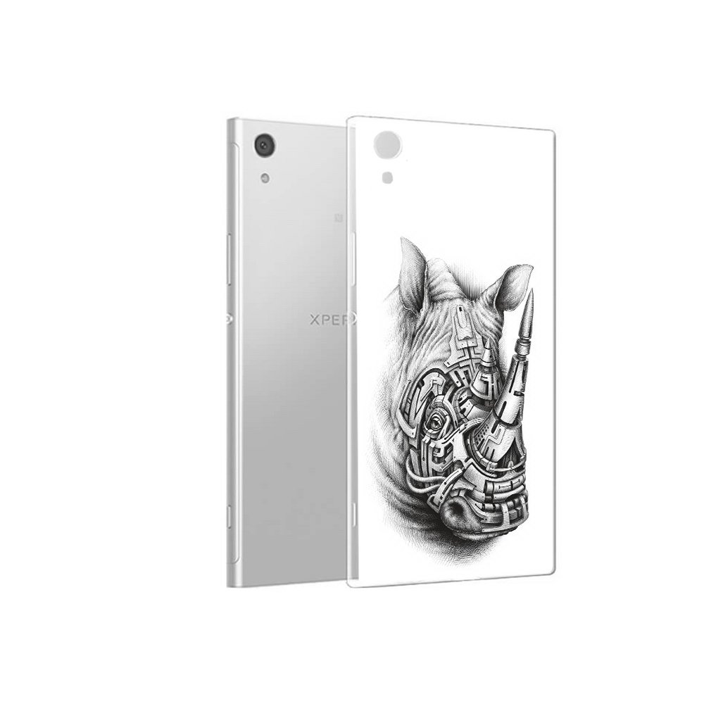 

Чехол MyPads Tocco для Sony Xperia XA1 стальной носорог (PT67093.240.620), Прозрачный, Tocco