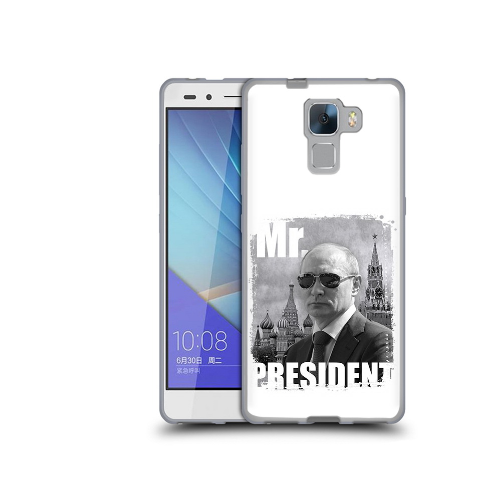 

Чехол MyPads Tocco для Honor 7 Путин (PT28758.36.141), Прозрачный, Tocco