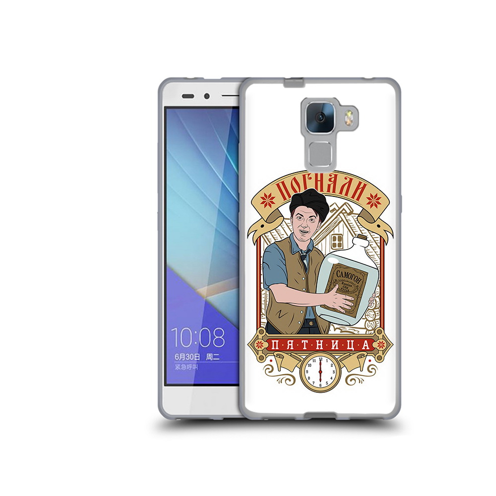 

Чехол MyPads Tocco для Honor 7 Погнали пятница (PT28758.36.137), Прозрачный, Tocco