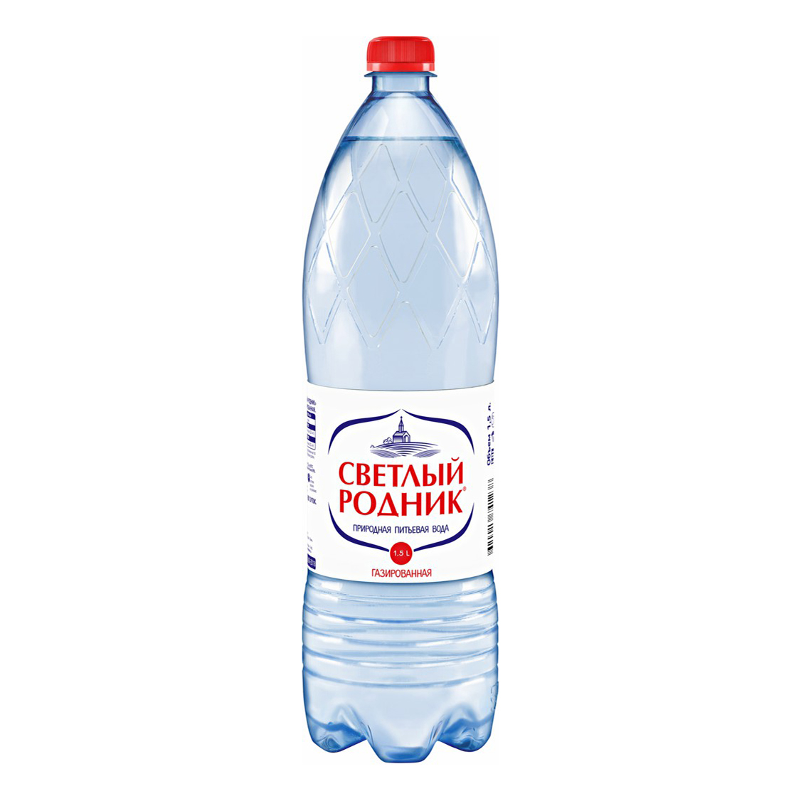 

Вода питьевая Светлый Родник Природная газированная 1,5 л