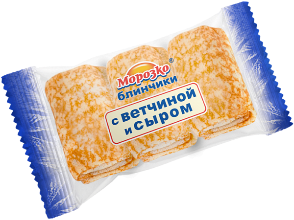 Блинчики Морозко с ветчиной и сыром