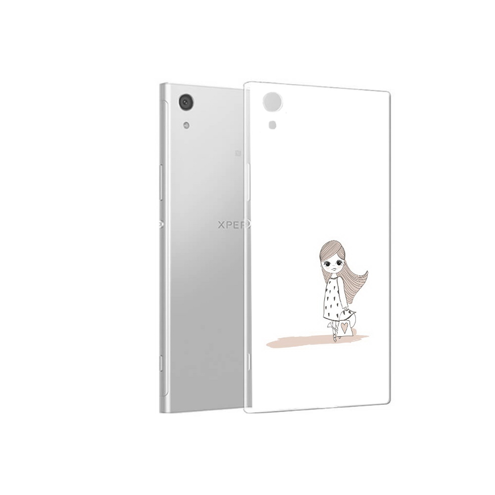 

Чехол MyPads Tocco для Sony Xperia XA1 Девочка с сумкой (PT67093.240.61), Прозрачный, Tocco