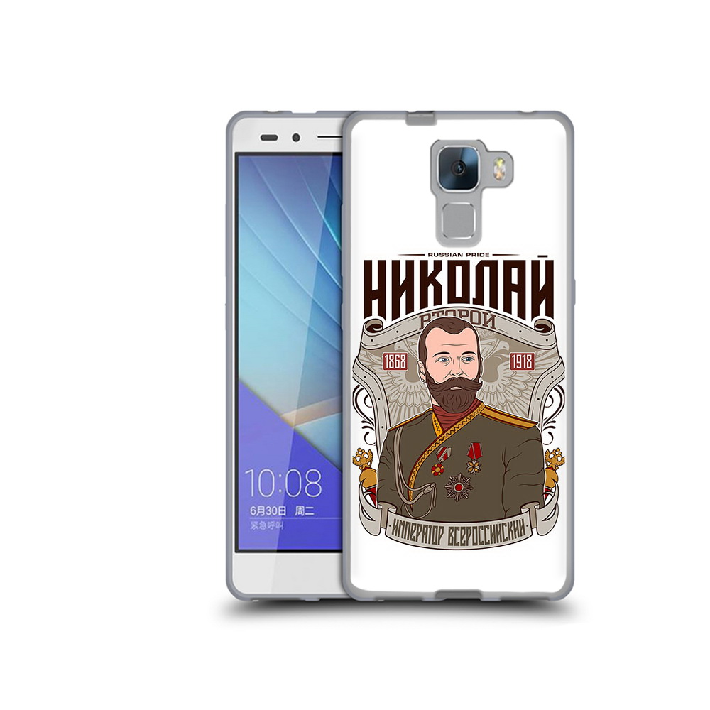 

Чехол MyPads Tocco для Honor 7 Николай второй (PT28758.36.125), Прозрачный, Tocco