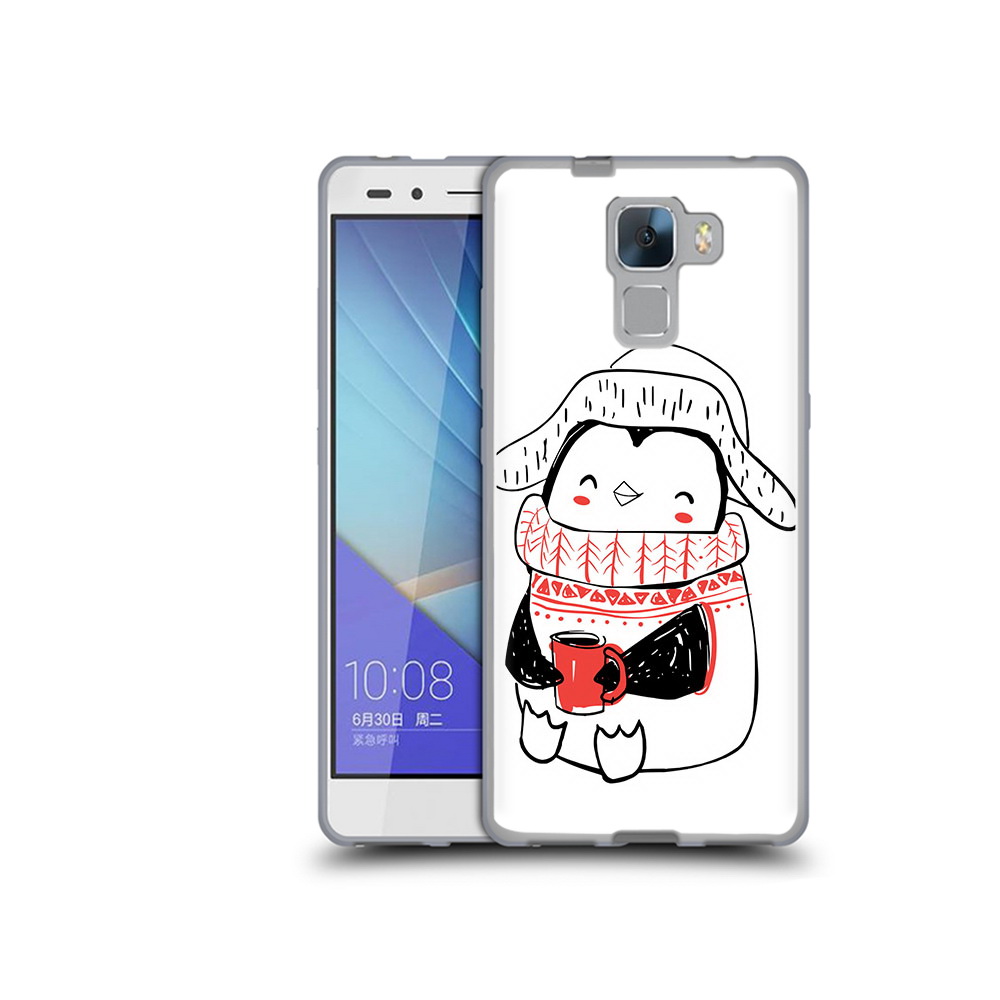 

Чехол MyPads Tocco для Honor 7 Милый пингвин (PT28758.36.115), Прозрачный, Tocco