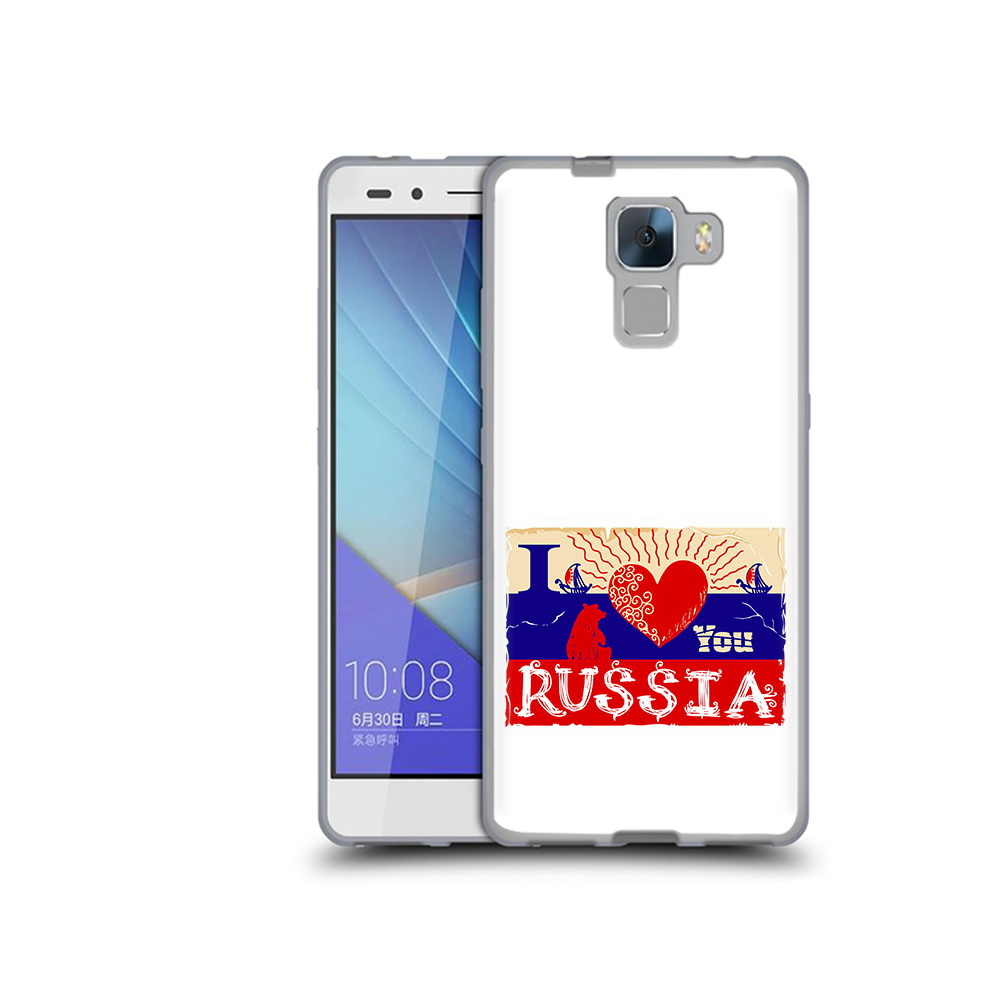 

Чехол MyPads Tocco для Honor 7 Люблю Россию (PT28758.36.112), Прозрачный, Tocco