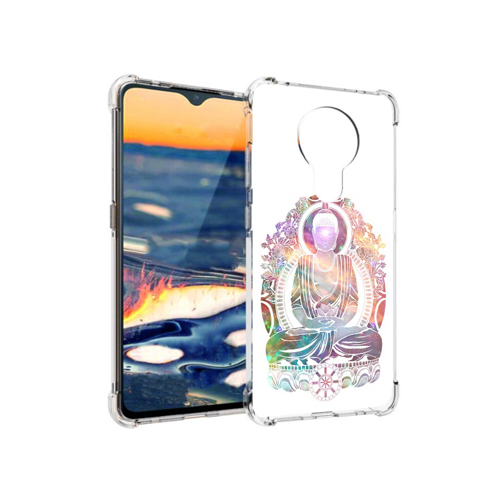 

Чехол MyPads Tocco для Nokia 5.3 умный мужчина абстракция (PT227052.106.651), Прозрачный, Tocco