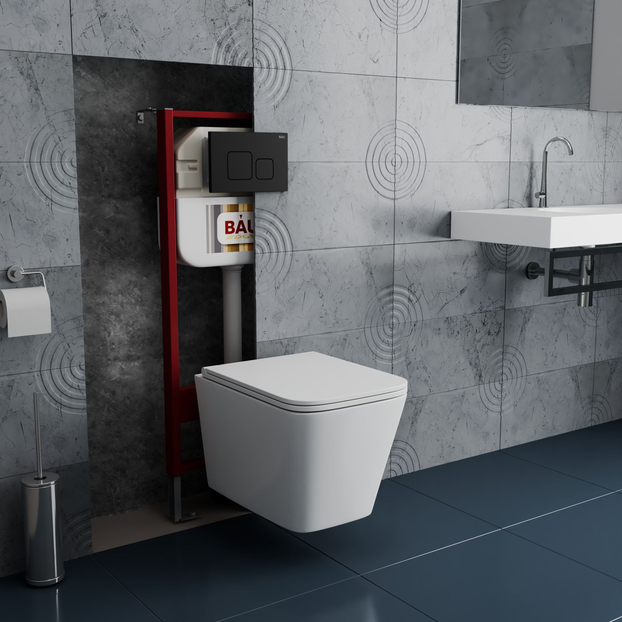 

Комплект BAU 6 в 1: инсталляция BAU NEO 45,унитаз Bau Stil Hurricane3,сиденье,клавиша, NEO45700_BS0001-HQ3