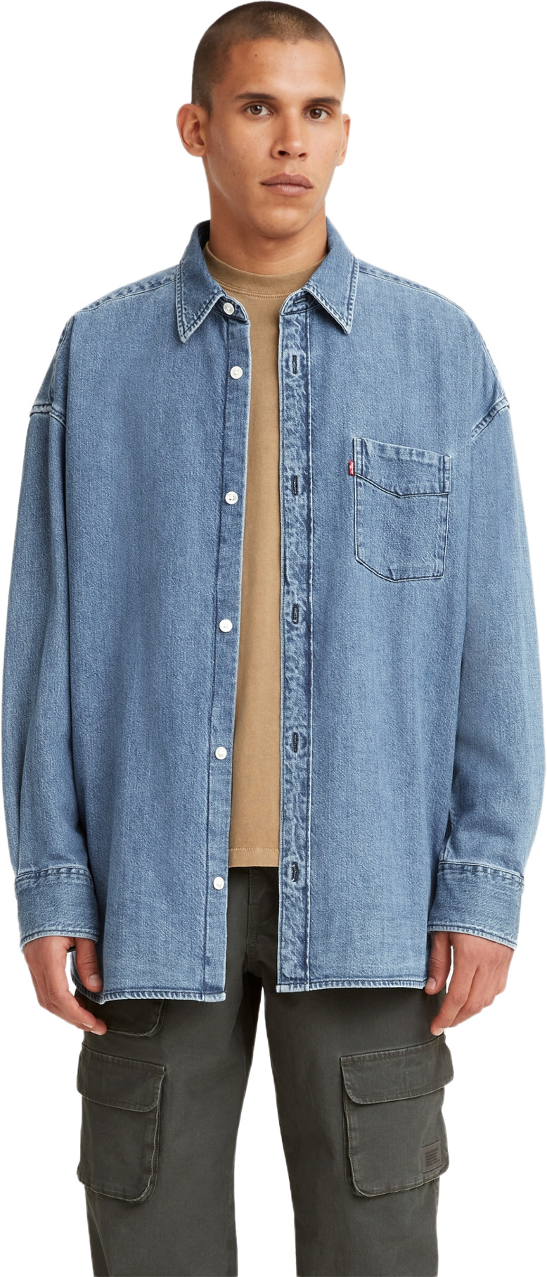 

Джинсовая рубашка мужская Levi's A1915-0001 синяя XS, A1915-0001
