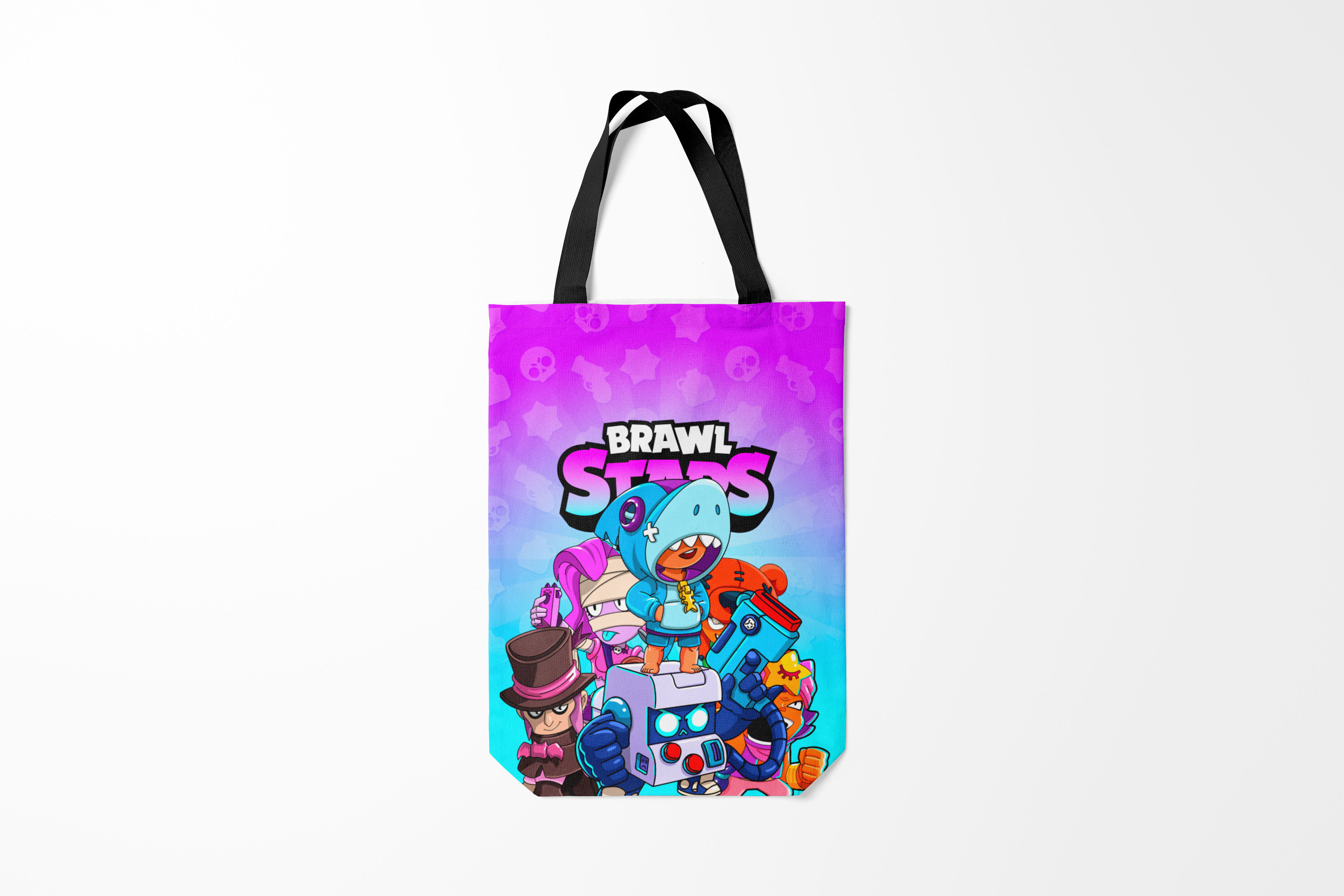 

Сумка шoппер унисекс Burnettie Brawl Stars, зеленый, Brawl Stars