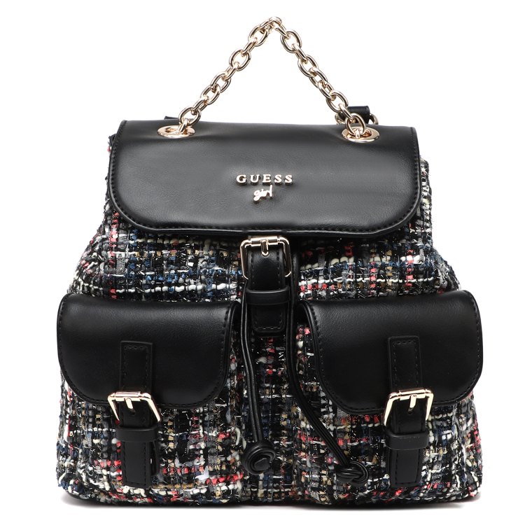 

Рюкзак детский Guess Backpack для девочек, черный, Backpack J3BZ28WFTP0 для девочек