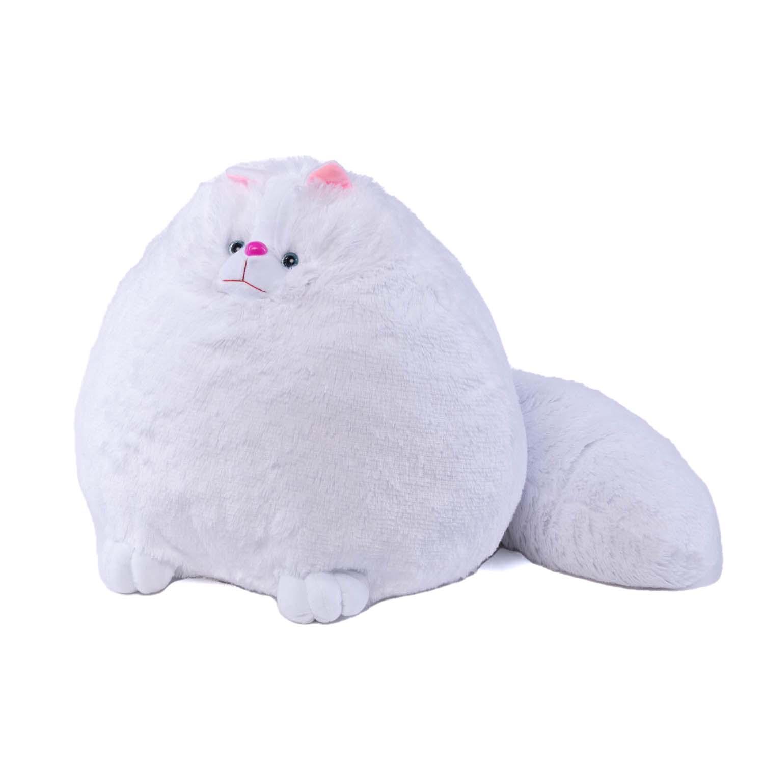 

Мягкая игрушка Нижегородская игрушка Кот круглый Белый См-808-5_БЕЛ