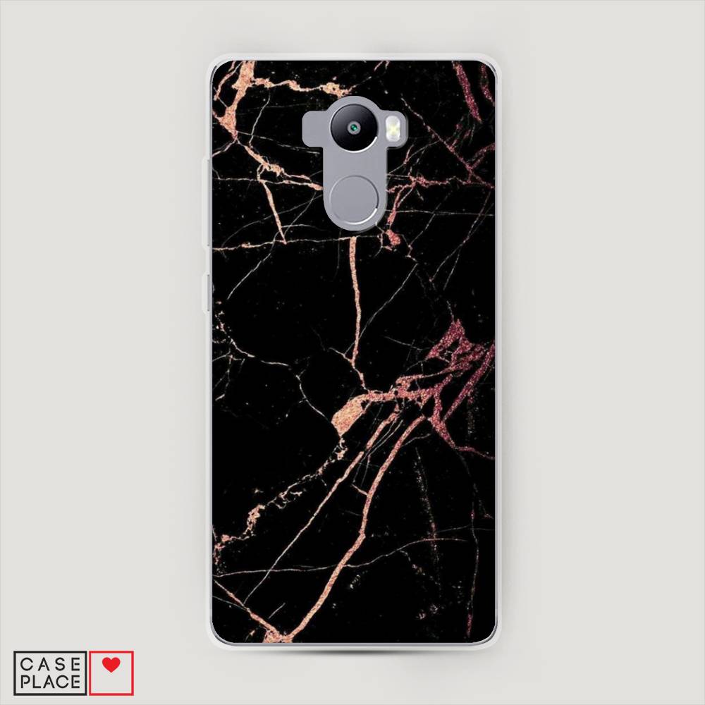 

Пластиковый чехол "Мрамор розовое золото" на Xiaomi Redmi 4