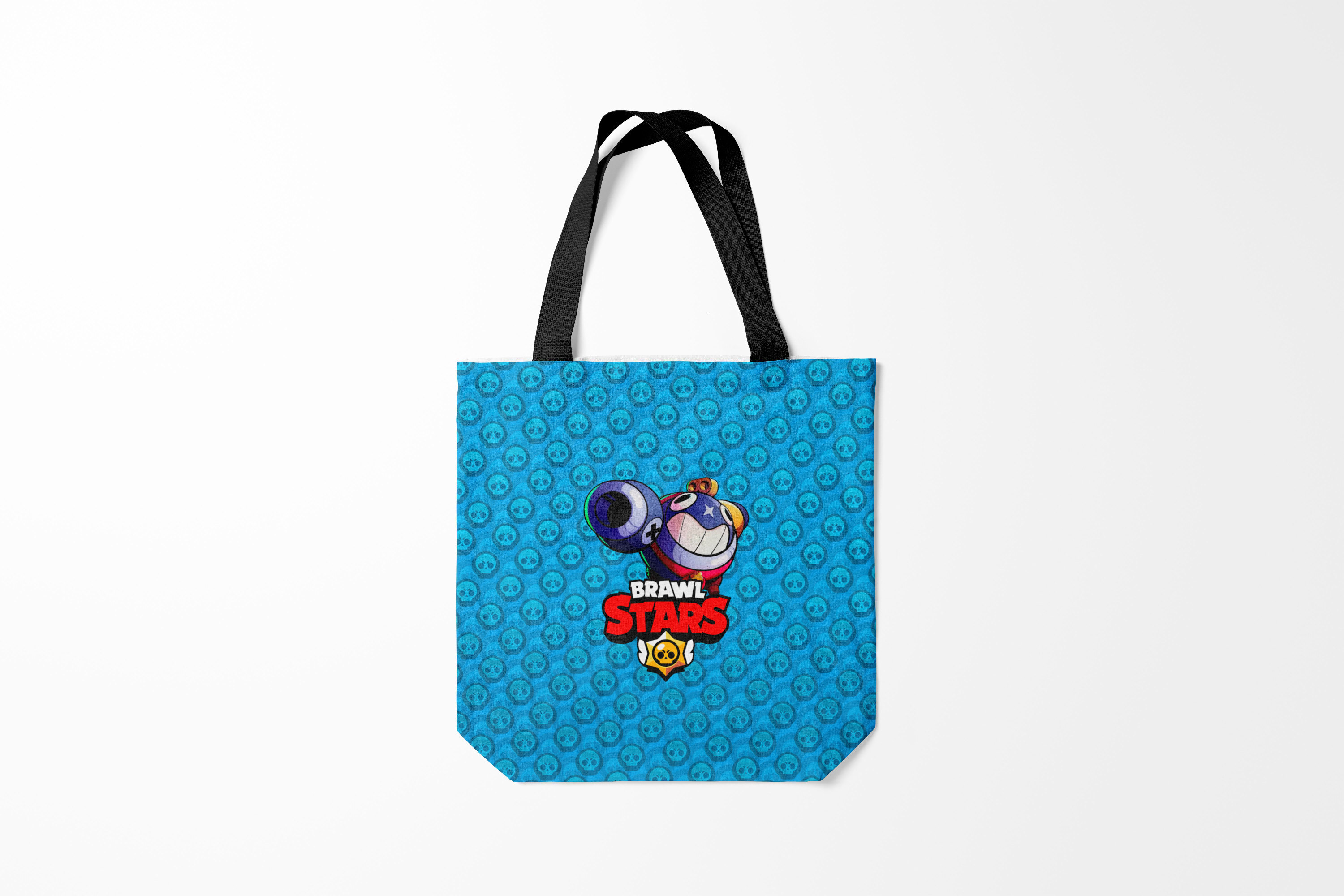 

Сумка шoппер унисекс Burnettie Brawl Stars, серый, Brawl Stars