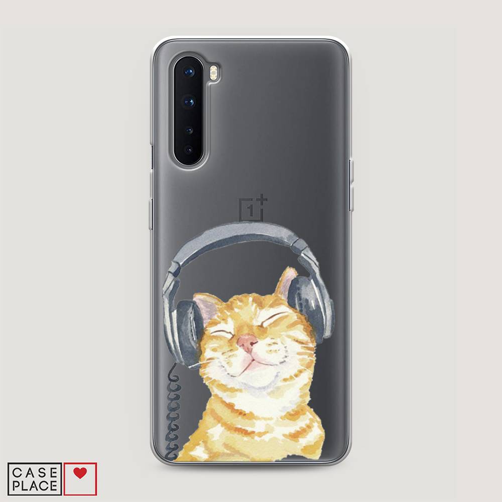 

Чехол Awog "Кот меломан" для OnePlus Nord