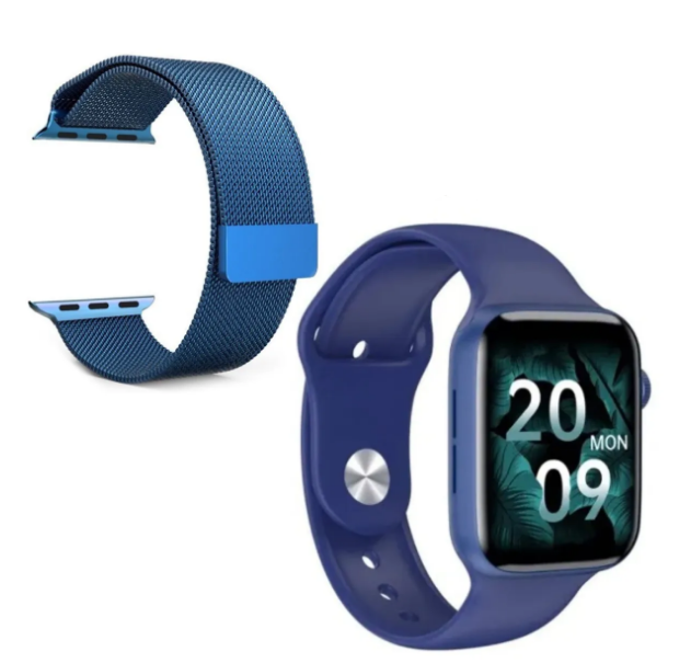фото Смарт часы smart watch x22 с дополнительным браслетом milano, синий kuplace