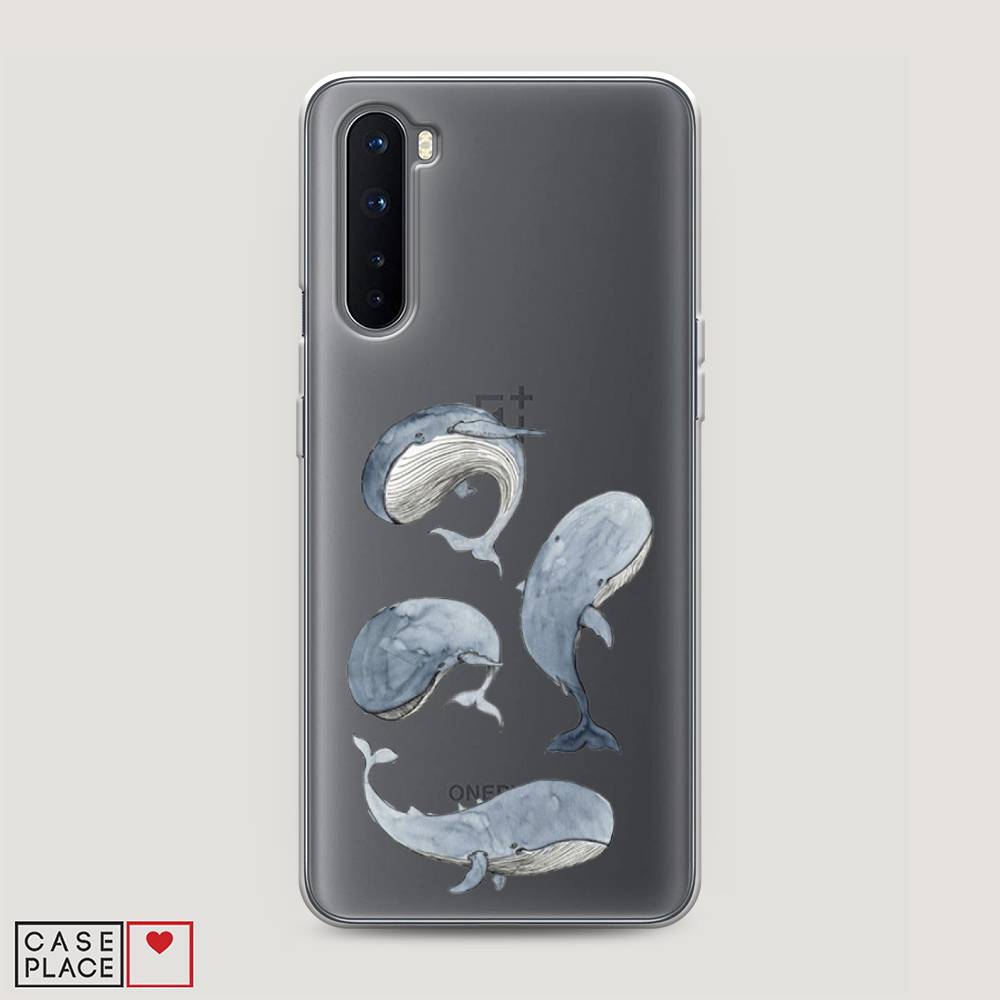 

Чехол Awog на OnePlus Nord / ВанПлас Nord "Киты", Белый;прозрачный;голубой, 151350-1