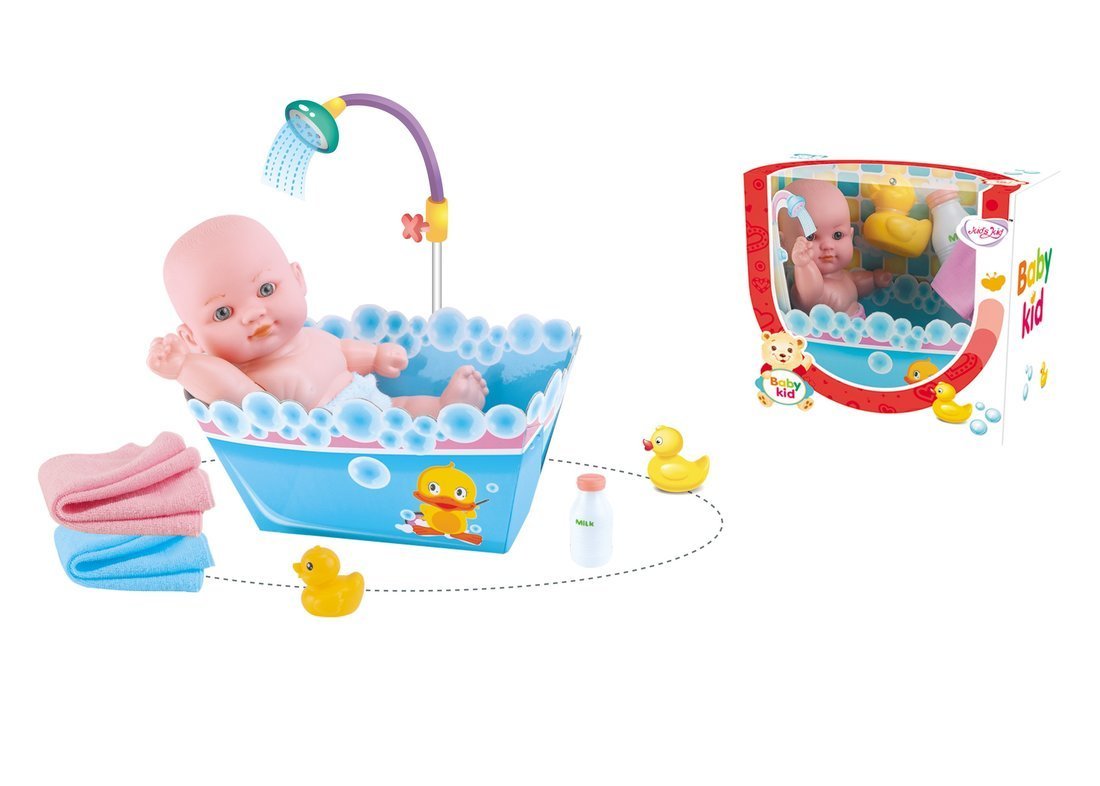 

Кукла-пупс Наша Игрушка Мой малыш, 22 см, 4 предмета, дисплей