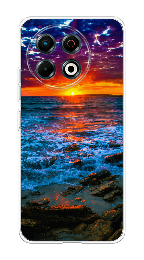 

Чехол на Tecno Spark 30 Pro Закат 1, Оранжевый;синий, 309850-1
