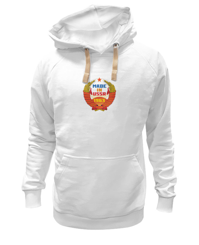 

Худи унисекс Printio Сделано в ссср. 1963 белое 2XL, Белый, Сделано в ссср. 1963