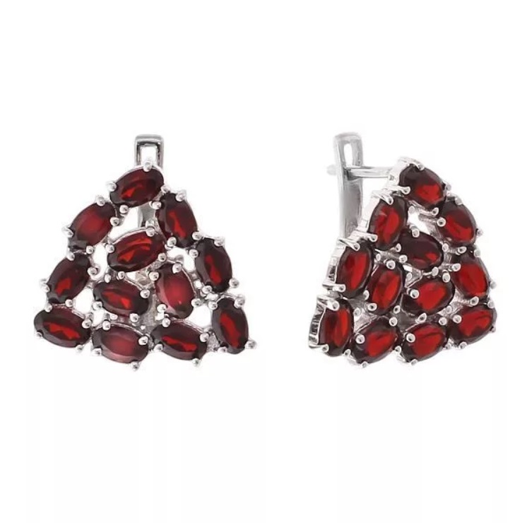 

Серьги из серебра с гранатом Balex Jewellery 2410931171, 2410931171