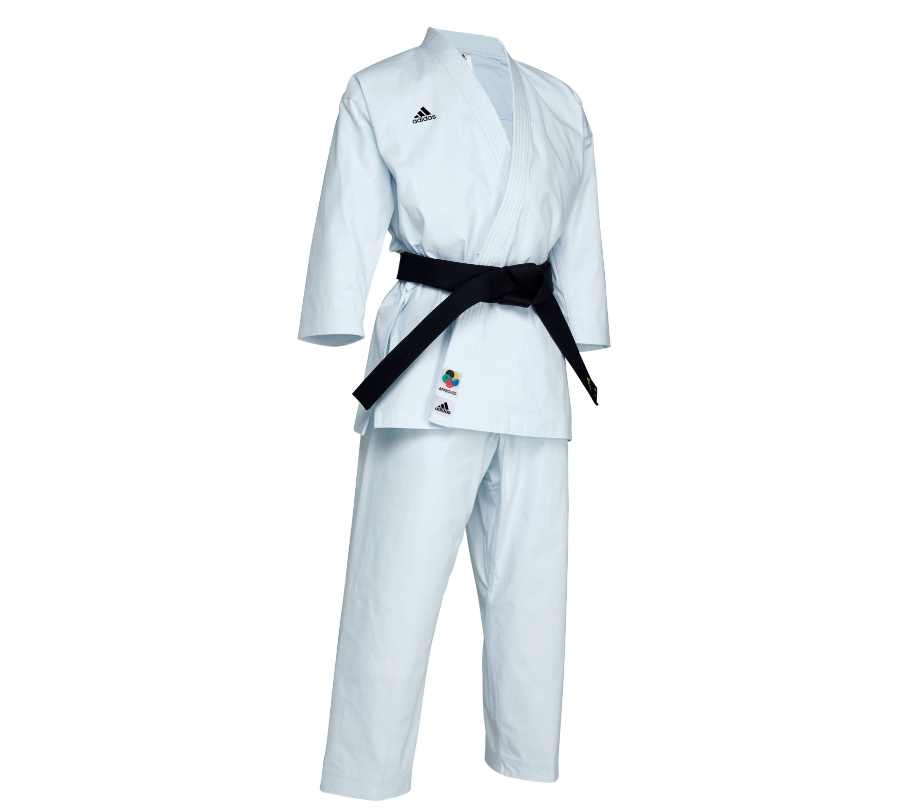 фото Кимоно для карате shori karate uniform kata wkf белое (размер 145 см) adidas