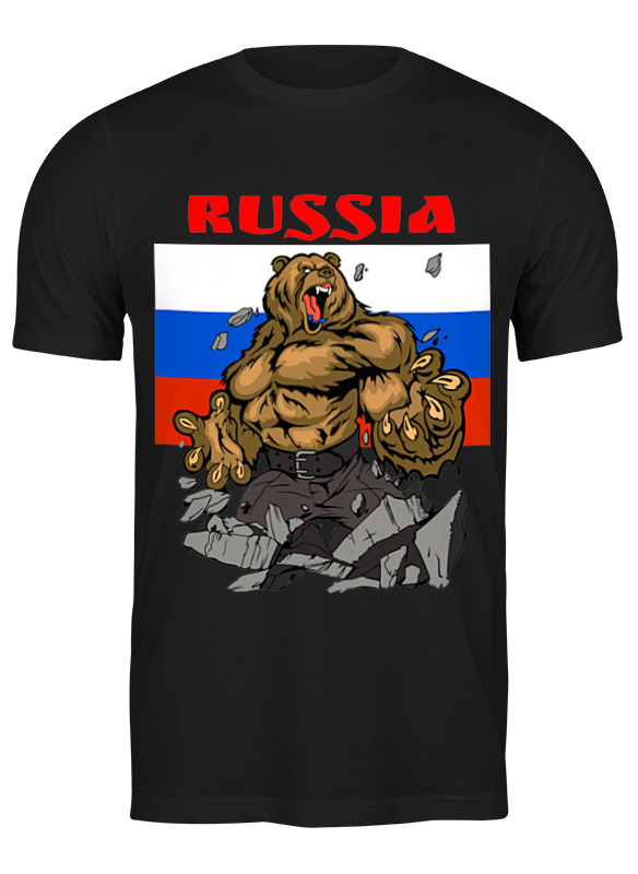 

Свитшот мужской Printio Россия черный S, Россия