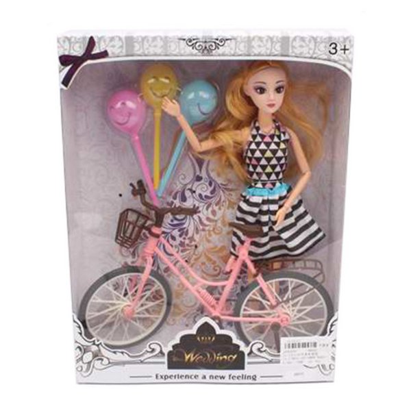 

Кукла Наша Игрушка На прогулке, 29 см, 4 предмета, коробка