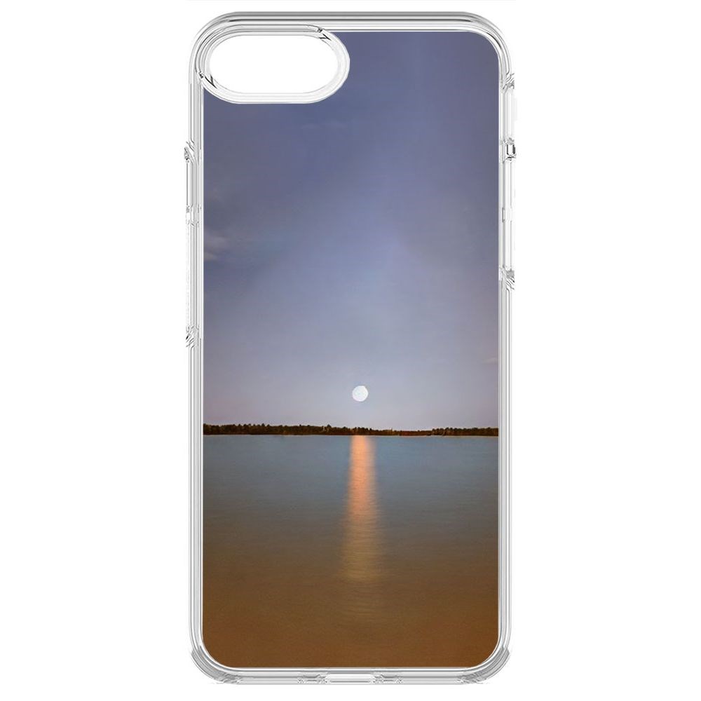 

Чехол-накладка Krutoff Clear Case Закат над рекой для iPhone 6, Прозрачный