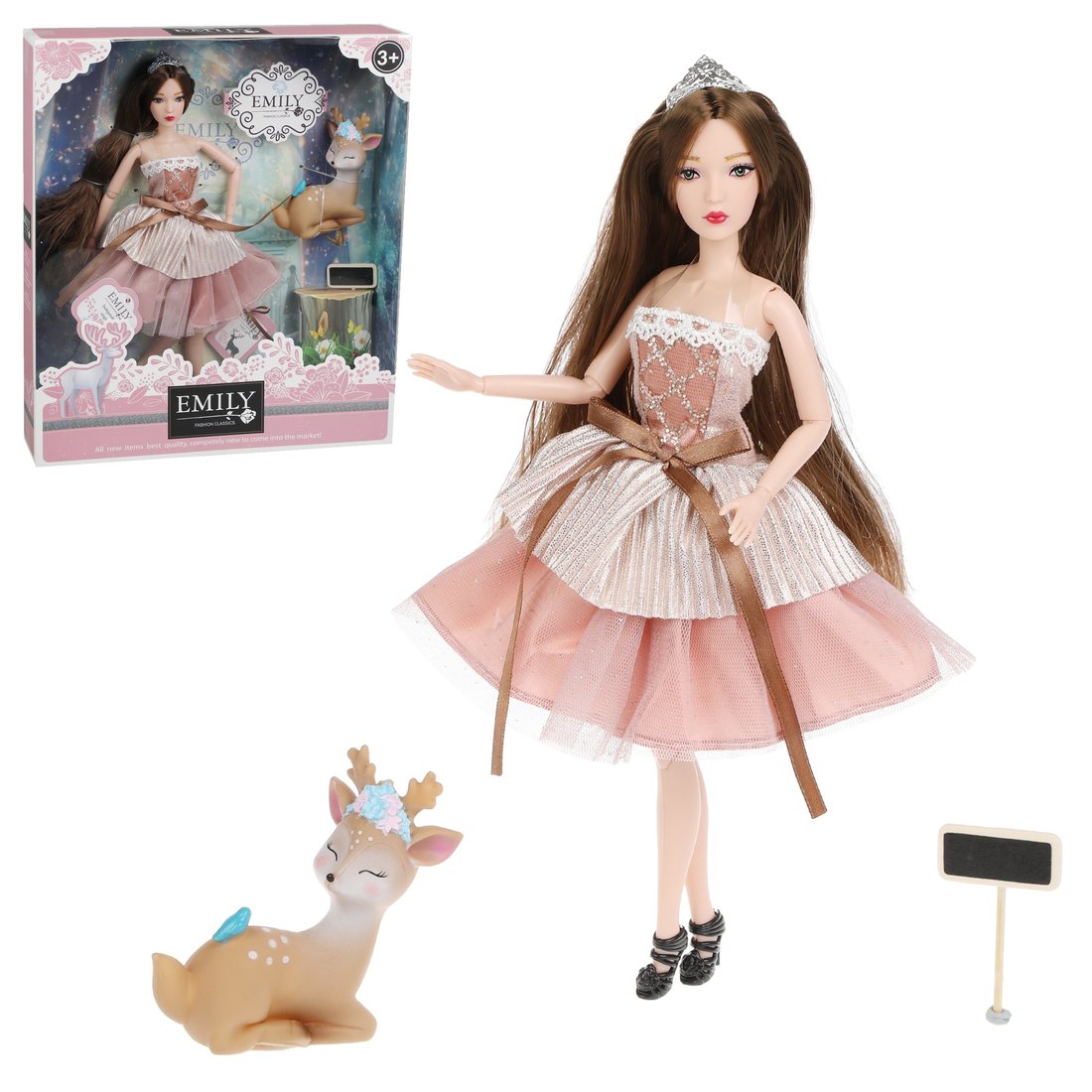 

Кукла Наша Игрушка Модница 29 см