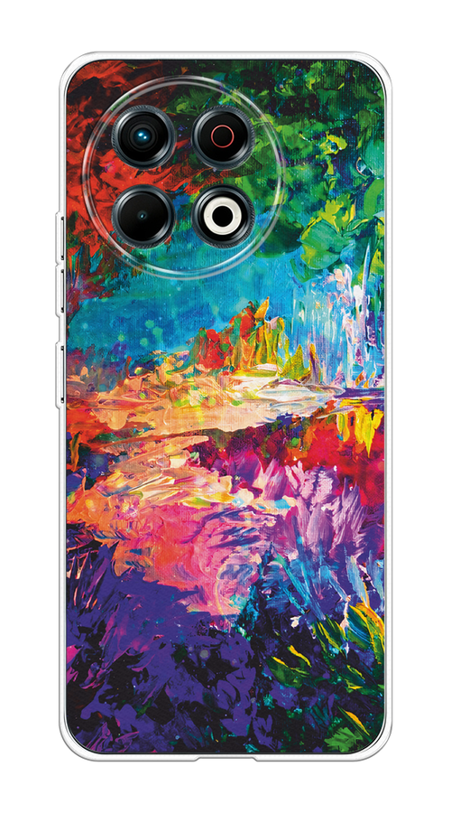 

Чехол на Tecno Spark 30 Pro Лес-гуашь, Синий;розовый;зеленый, 309850-1