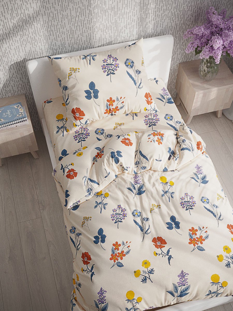 

Постельное белье Simple House Anson 1,5-сп на молнии