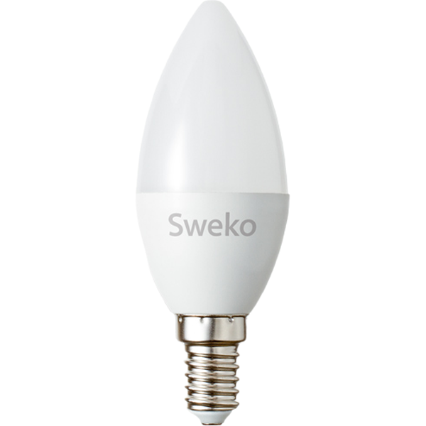 фото Sweko лампа светодиодная 5 шт 42led-c35-5w-230-4000k-e14