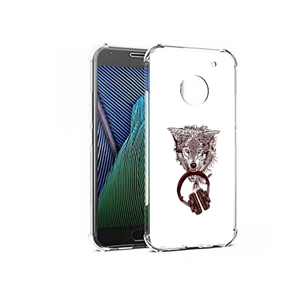 

Чехол MyPads Tocco для Motorola Moto G5 дикий волк (PT67504.367.325), Прозрачный, Tocco