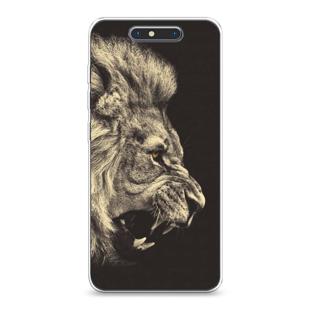 

Чехол Awog на ZTE Blade V8 / ЗТЕ Блэйд V8 "Львиный рык 2", Разноцветный, 131250-1