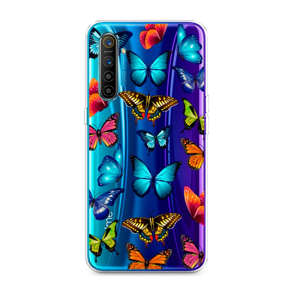 

Силиконовый чехол "Разные бабочки" на Realme XT, Разные бабочки